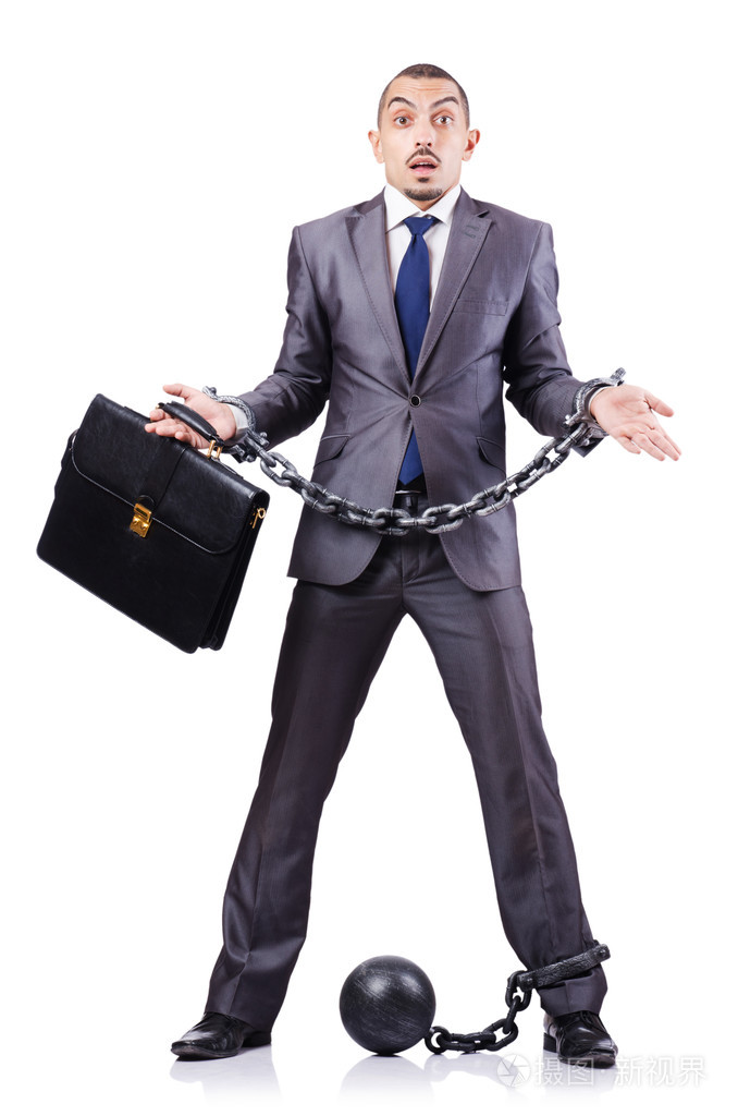 商人与白色上枷锁