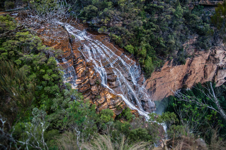 卡通巴瀑布, 蓝山旅游公园, 新南威尔士州, 澳大利亚