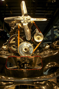 古董引擎在博物馆