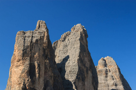 Lavaredo白云岩三峰