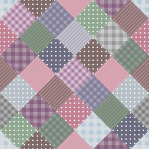 无缝拼接背景与不同的模式照片