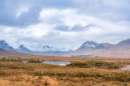 苏格兰高地山林湖风景景观观