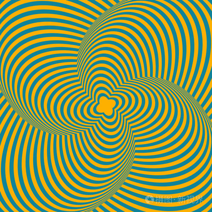 抽象光学艺术.光学错觉背景.3d. 现代几何背景.彩色矢量图案.