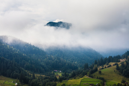 在喀尔巴阡山青水秀风景