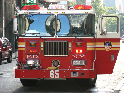 美国纽约市消防卡车