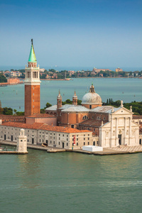 圣圣乔治岛，威尼斯，意大利的视图