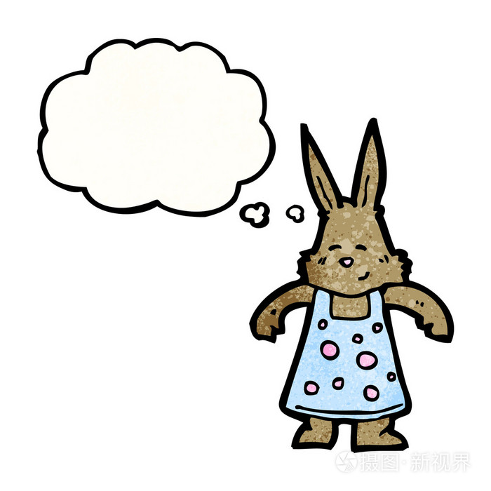 穿裙子的兔