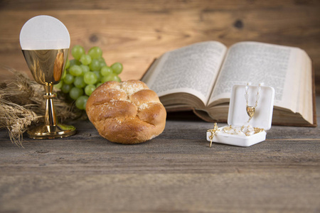 标志基督教宗教, 圣餐背景照片