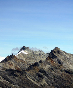 组成的山峰的皇冠冰川2 的最高峰值委内瑞拉