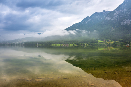 在奥地利阿尔卑斯山的风景