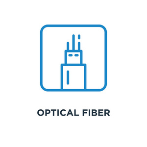 光纤图标.论白色概念符号设计矢量图解照片