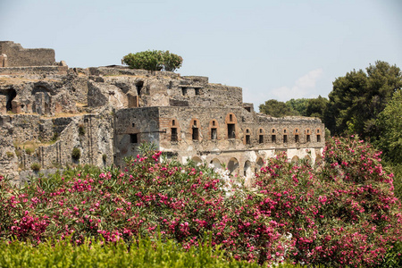 意大利庞贝古城。罗马城毁于维苏威