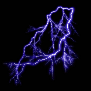 抽象背景闪电图片