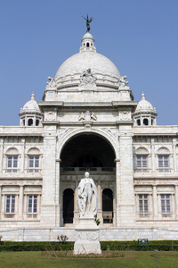 印度加尔各答，维多利亚女王纪念碑
