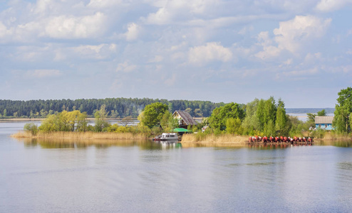 谢利格尔湖 Voroniy 岛