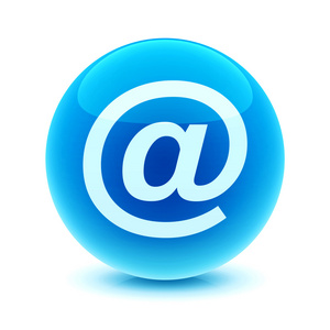 球电子邮件符号