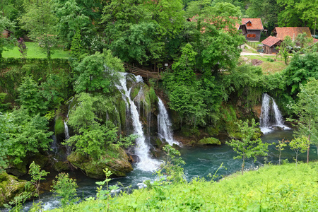 rastoke，克罗地亚的村庄