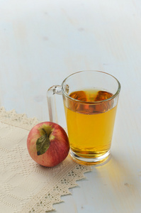 苹果和树莓汁图片