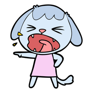 狗吠叫图片-狗吠叫素材-狗吠叫插画-摄图新视界