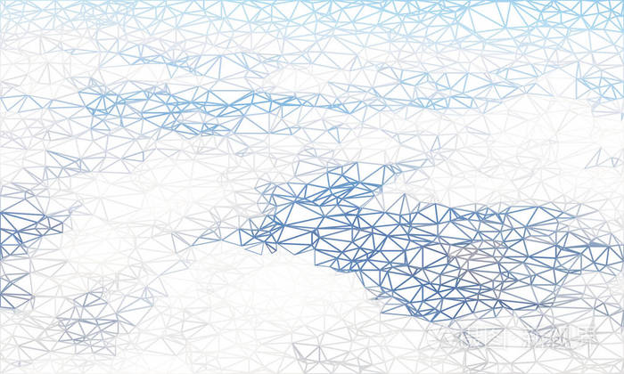 线框多边形抽象网格.矢量背景.具有梯度的折纸风格的几何背景