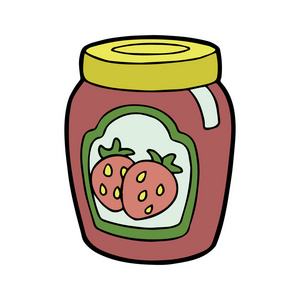 果酱卡通图片