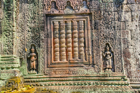 柬埔寨暹粒 Preh 汗寺浮雕
