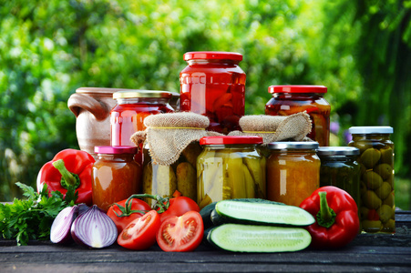 腌制的食品照片