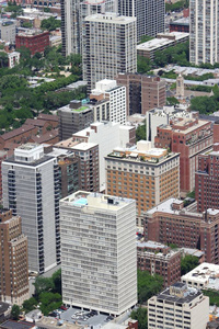芝加哥城市鸟瞰图