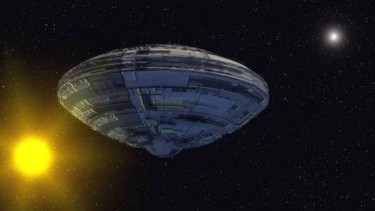 外星人宇宙飞船飞碟概念照片