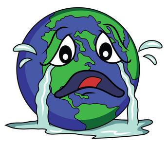地球哭了图片