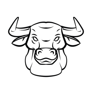 牛头纹身图片