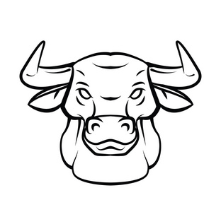 牛头纹身图片-牛头纹身素材-牛头纹身插画-摄图新视界