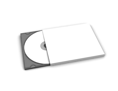 空白 dvd 光盘盒和光盘