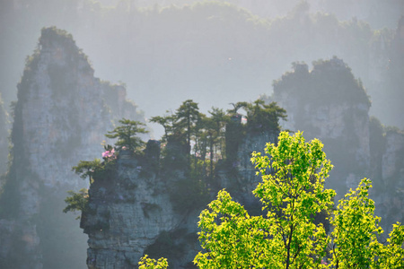 张家界山脉, 中国