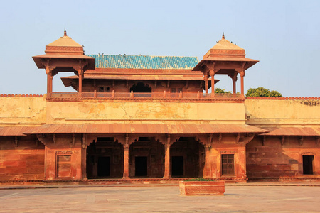 印度北方邦法塔赫 Sikri Jodh 白宫内庭院