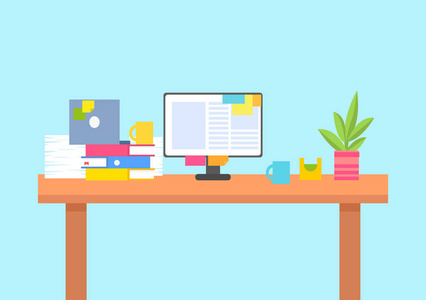 电脑屏幕卡通图片