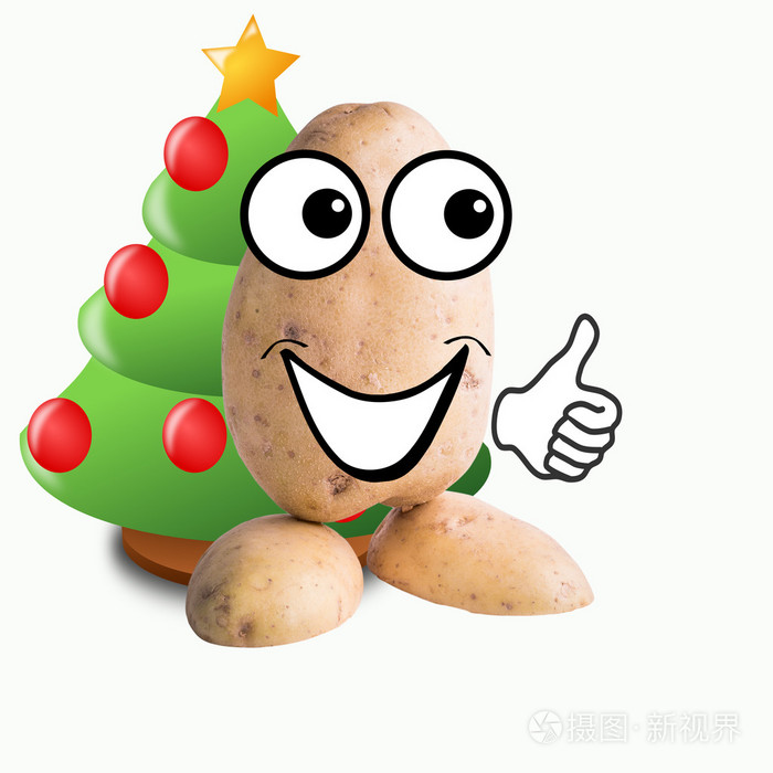 小土豆人与圣诞树