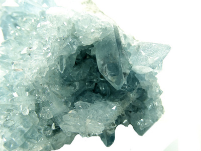 天青石 geode 地质晶体