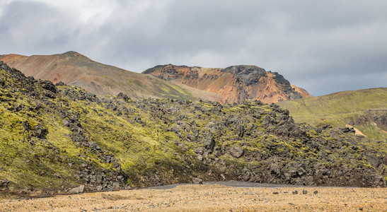 Landmannalaugar 令人难以置信的熔岩景观冰岛