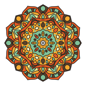 装饰物的缘故曼陀罗-矢量圆形装饰物,设计元素照片