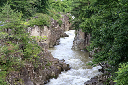 日本岩手县岩手县 Genbi 峡