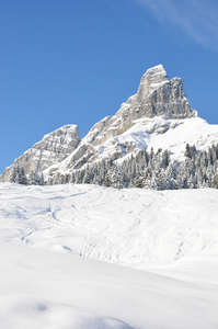 braunwald，著名的瑞士滑雪度假村