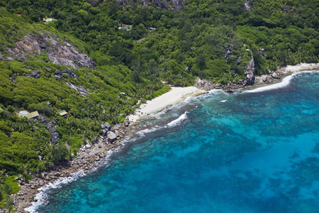 海景海滩与天堂海岛