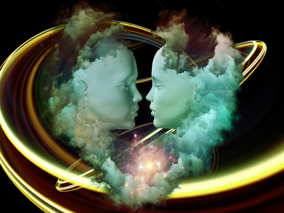 虚幻人物梦的背景照片