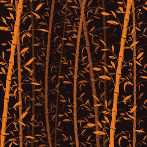 竹林背景插画 竹林背景手绘 竹林背景卡通图 摄图新视界