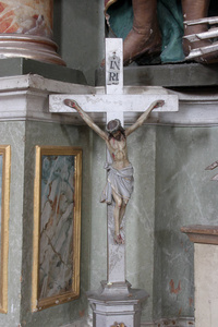 十字架上的祭坛在教区教会的假设在 Marija na 穆里, 克罗地亚
