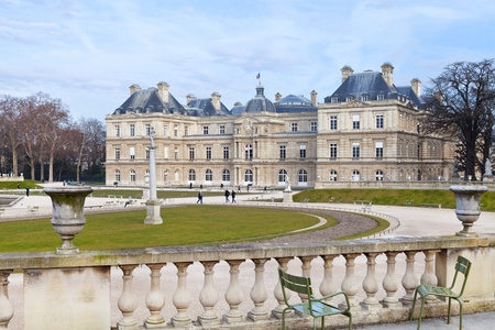 在巴黎的卢森堡宫