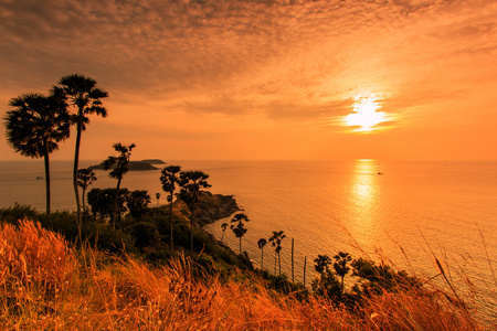 日落美景蓬贴海角照片