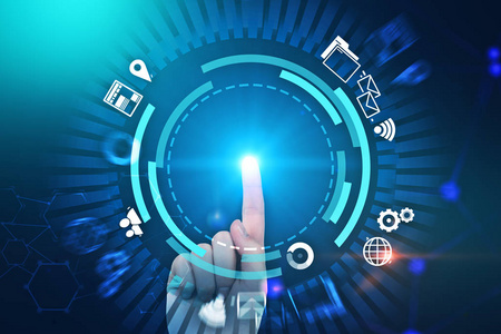 手指科技图片-手指科技素材-手指科技插画-摄图新视界