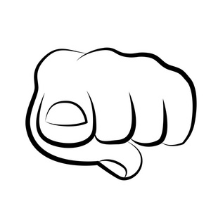 老式的手手指矢量指向手指有钱人山姆大叔灰色的背景上孤立的指向手指